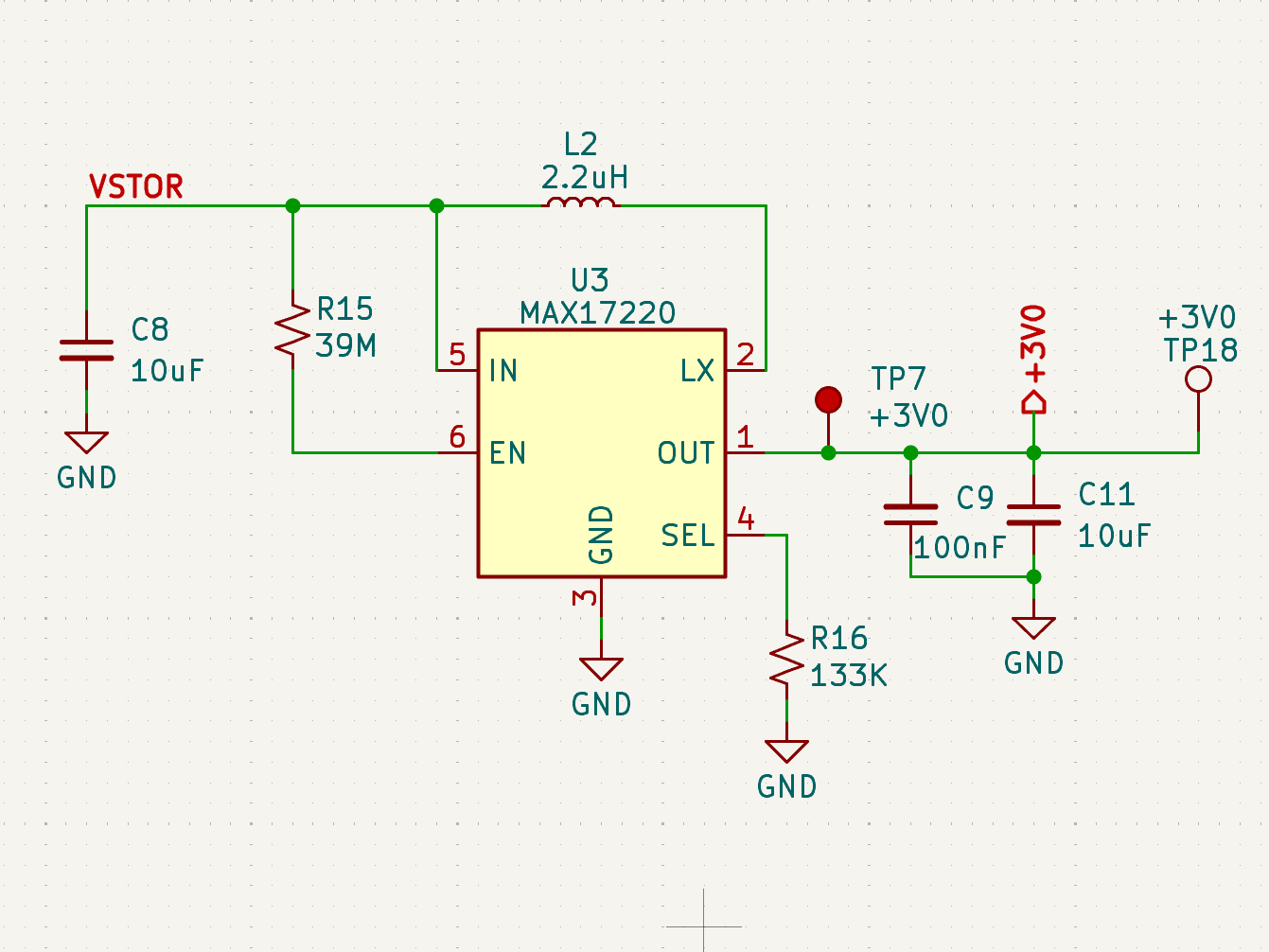 MAX17220 boost schematic