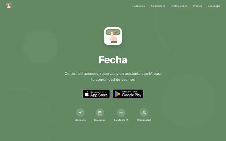 Fecha platform landing